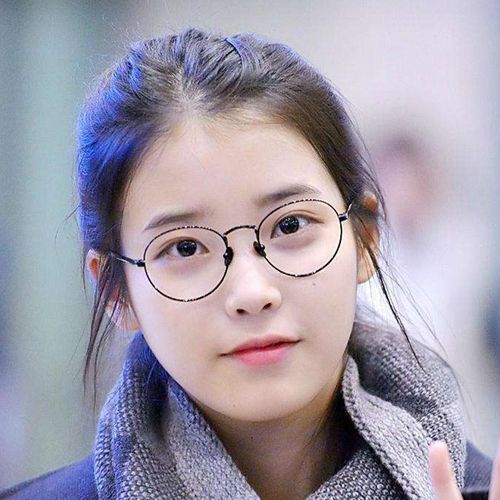 iu同款纯钛小脸高度近视眼镜女可定制成品光学镜