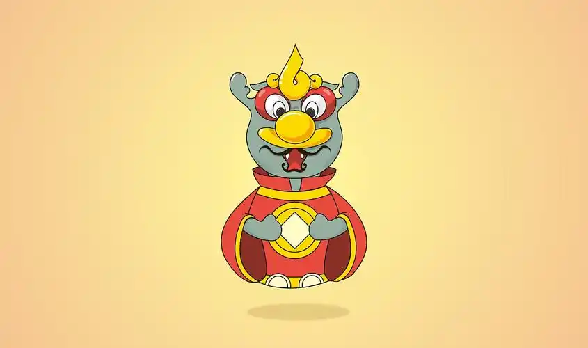 金融类卡通形象设计—貔貅