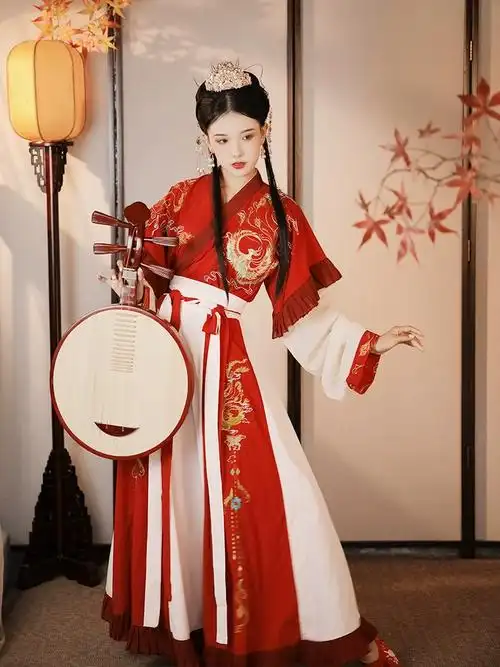 原花间集原创汉服2024新款汉服女装晋制齐腰古装古风仙气