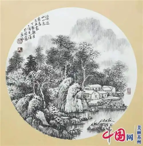 纪念建党100周年山水清音胥力浦的艺术世界画展开幕在即