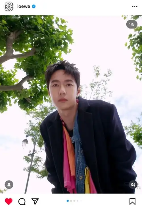 loewe全球品牌代言人王一博