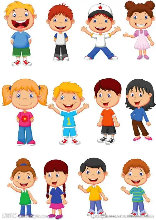 卡通儿童设计图__儿童幼儿_人物图库_设计图库_昵图网nipic.com
