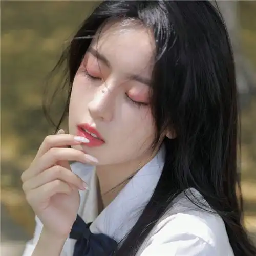 高冷学院风御姐女生头像图片