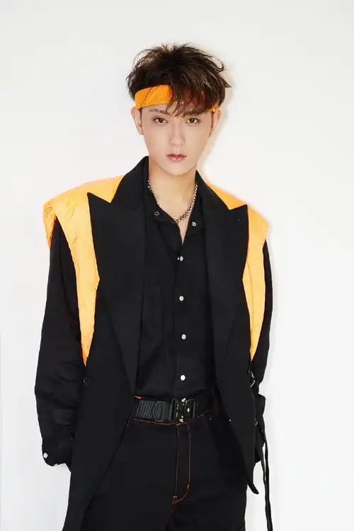 高清山东省青岛男明星黄子韬酷帅工装写真图片图片