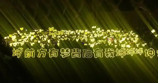 最不敢撞四大应援色蔡徐坤金海exo银海最后一位轰动亚洲