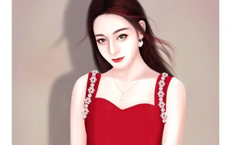 迪丽热巴～procreate绘画～ipad画画～手绘插画～手绘壁纸分享(期待我