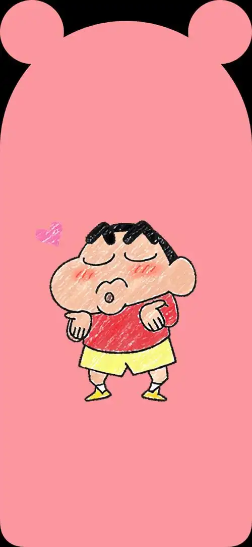 iphonex专用壁纸拿图请留赞么么哒78蜡笔小新有耳朵和没耳朵版本