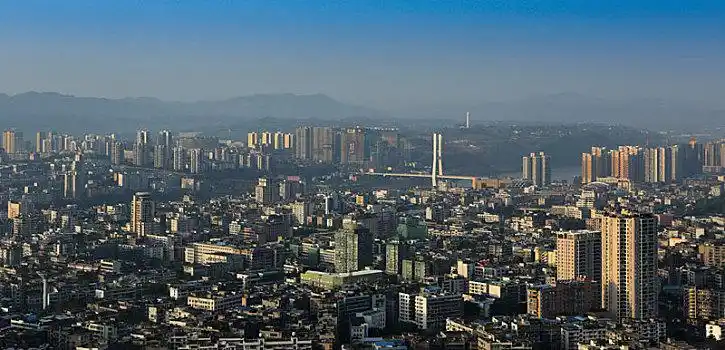 四川宜宾城市风光