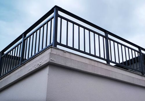 阳台护栏围栏天台楼顶铝艺栏杆室外铝合金楼梯扶手别墅屋顶栏杆