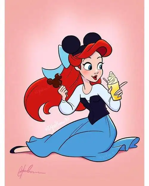 迪斯尼公主_乐佩_长发公主_女生少女系_软妹