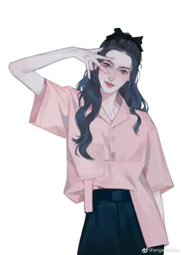 手绘合集 漫画美少女杨颖 angelababy