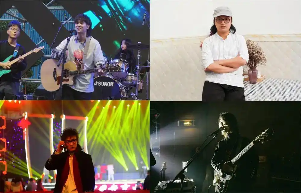 五一长假夏天播放对角巷璨乐团等在安居古城唱玩夜等你