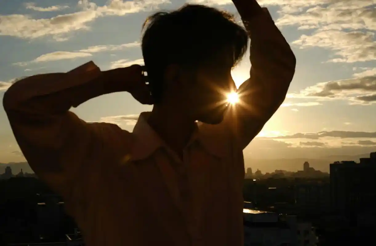 "我的光"#肖战 #日落 - 抖音