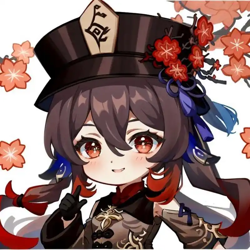 原神q版头像⑨:胡桃