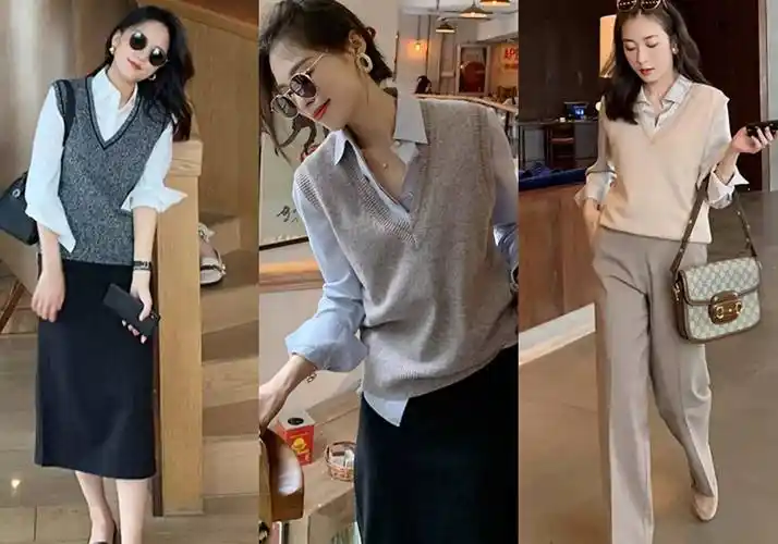 原创40岁女生春季穿搭示范掌握这几个搭配公式时髦又气质不俗