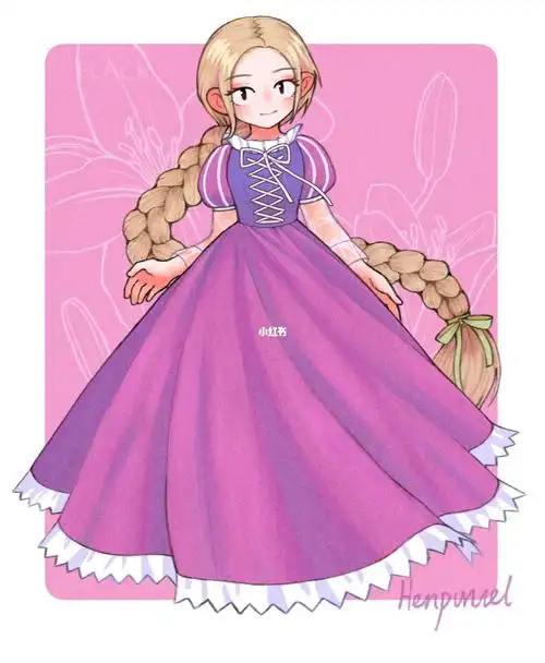 长发公主瓜瓜生日快乐