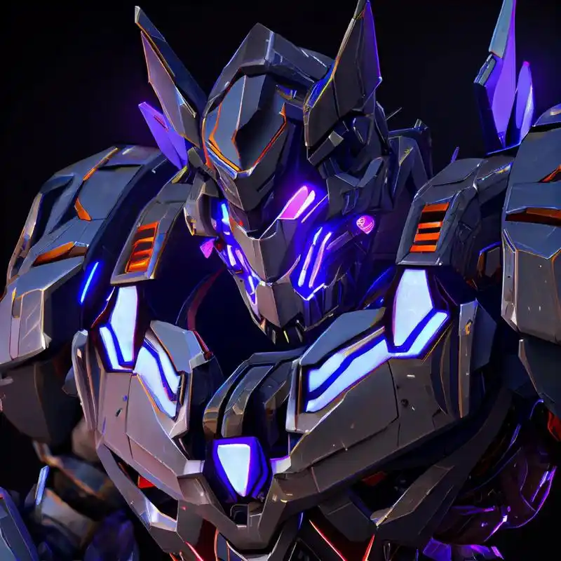 赛博朋克机甲头像2