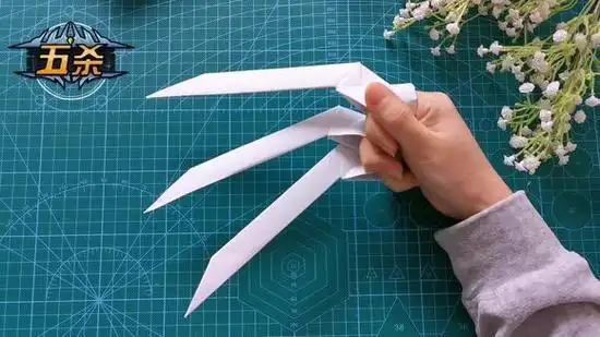 折纸武器弓弩可发射不需要胶水