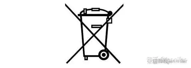 所有电池和蓄电池带有单的收集符号,这是一个带叉的带轮垃圾箱的图标