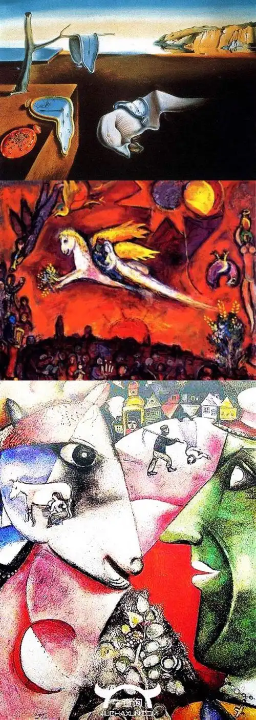 绘画大师们的作品