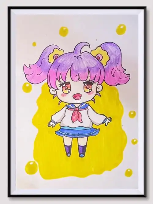 其实方法很简单,将人物身体衣服看做我们最常见的图形,组合在一起就