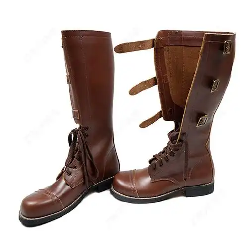 二战美军坦克靴 14寸纯牛皮