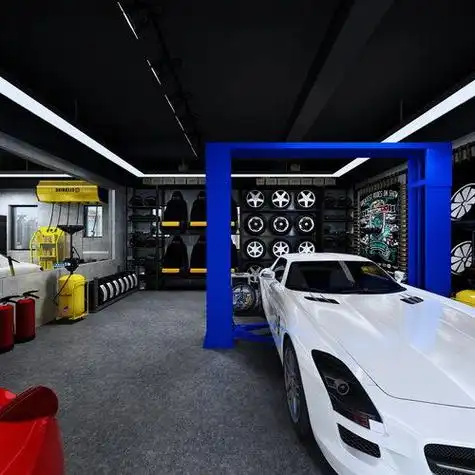 步入时尚世界感受汽修店效果图带来的惊喜