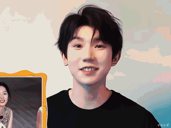 谁懂啊星星眼77兔牙  看王源讲话就感觉他在撒娇06