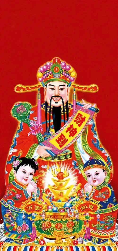 朝向位置:想要财神爷招财进宝在神像朝向上不是得马虎的,文财神才摆放