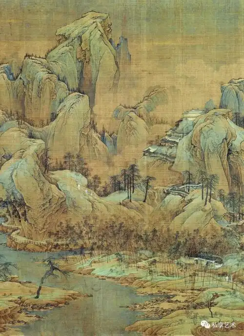 江山秋色图真正的宋代青绿山水画国宝