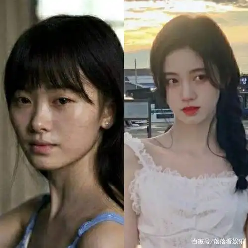 整容之前鞠婧祎的长相并不出众,放在普通人里面,完全没有特点,甚至还