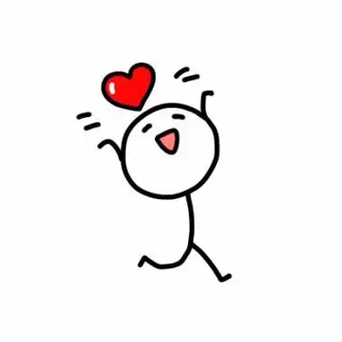 爱心小人简笔画头像图片大全,卡通头像图片