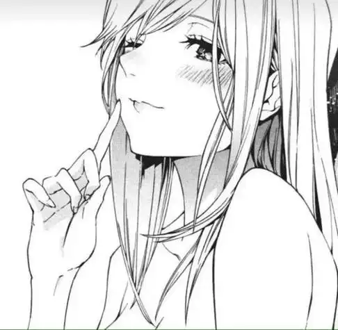 黑白动漫女头日系黑白漫画女生头像