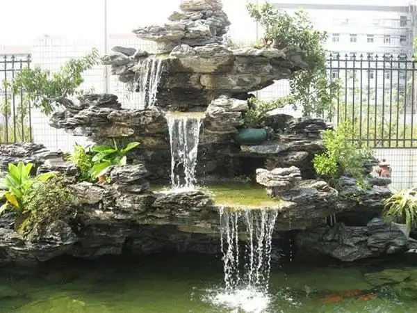 胡先生别墅庭院假山_灵璧县渔沟镇宏途伟业园林石业