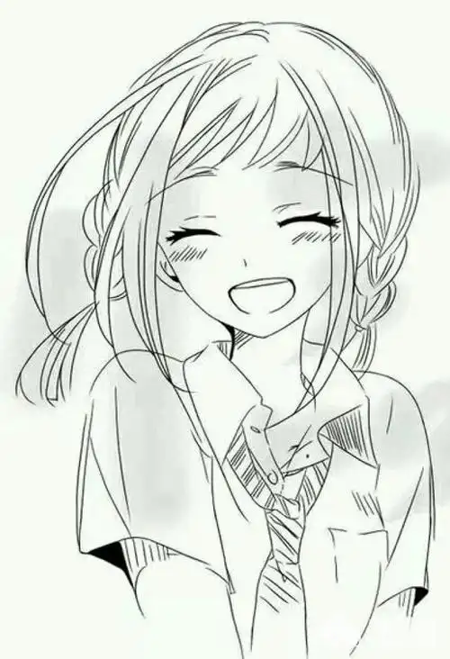 动漫人物图片素描