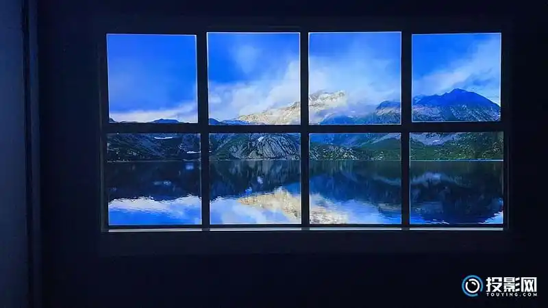 假窗户挑战当贝投影来应战动态屏保上线假窗户素材