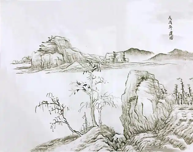 2017级山水画初级一班作业集13