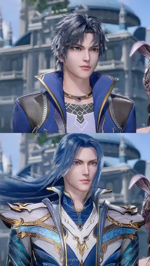 蓝银皇唐三靠着自己的颜值, 硬.