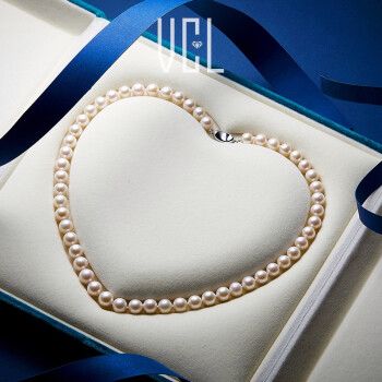 韩悦施华洛世奇锆淡水珍珠串珠项链女近正圆强光银扣经典款送妈妈送89