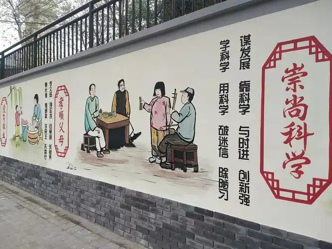 邻里和谐文化墙