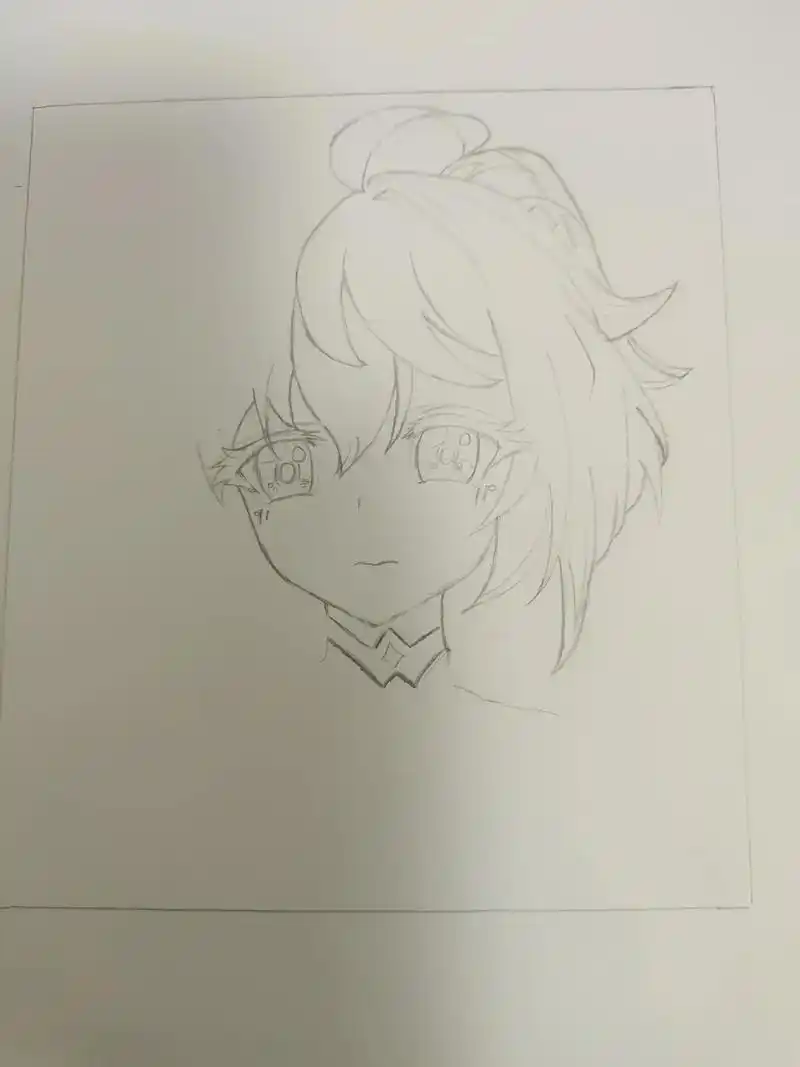 画画#甘雨#原神#手稿#临摹#动漫#二次元#日常瞎画#do - 抖音