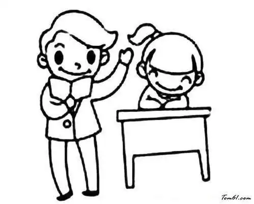 初中英语试讲画简笔画