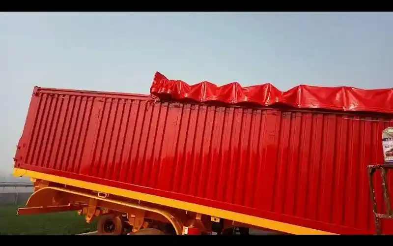 自卸车自动伸缩篷布,告别爬高上低