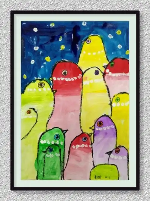 汉丹(昂立)秋季班创意绘画美术作品分享