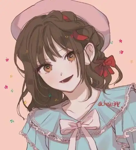 动漫团头闺蜜9人多人头像姐妹团头