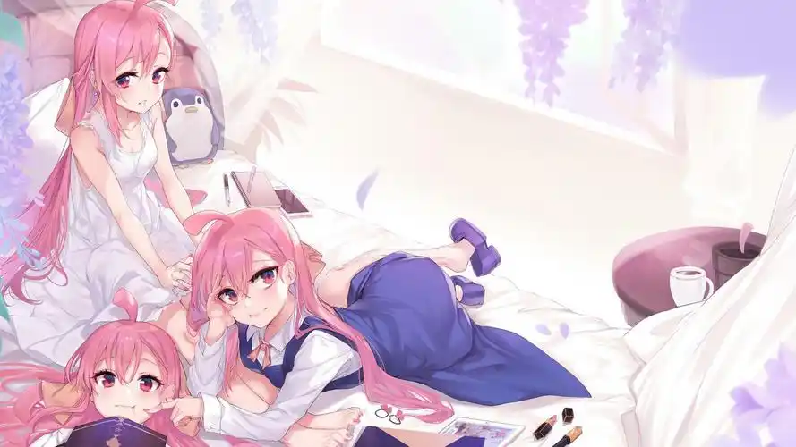 夏日清凉着衣精选二次元动漫福利桌面壁纸福利二次元动漫