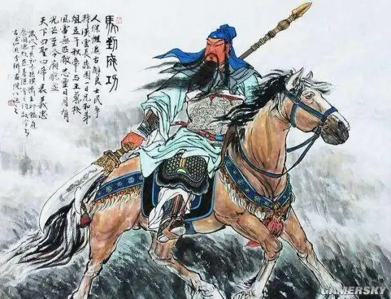 开天工作室关羽雕像预售 横刀立马威风八面