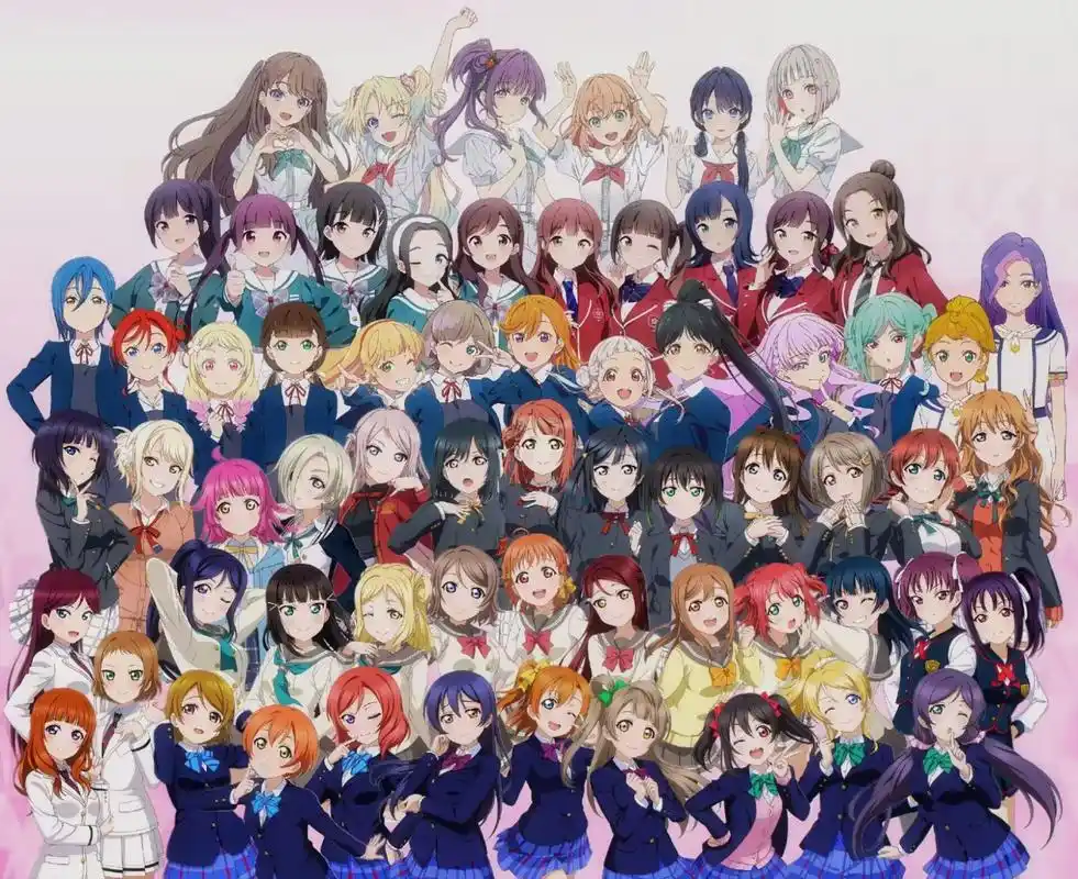 好好好,九股势力的合照   #动漫# #二次元美图# #觉醒吧二次元# #动画