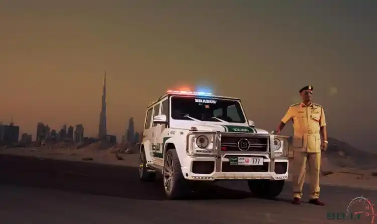 dubajaus policijai brabus g63 amg