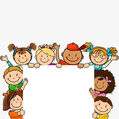 卡通儿童人物设计矢量图